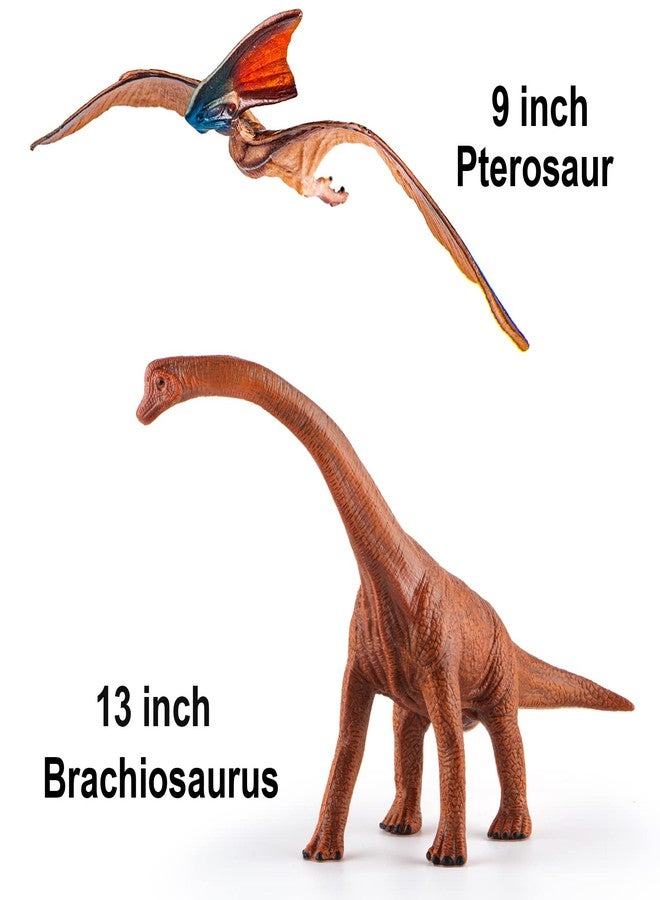 Lavesom 6PCS Jumbo Dinosaur Toy Set, Realistic Dinosaurs Toys for Kids - Large Dino Playset for Boys and Girls 3 4 5 6 7 Year Old Children Birthday Dinosaur Lovers - Image 5